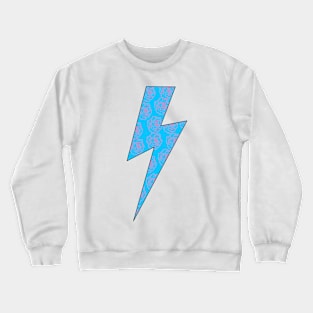 rose lightning bolt Crewneck Sweatshirt